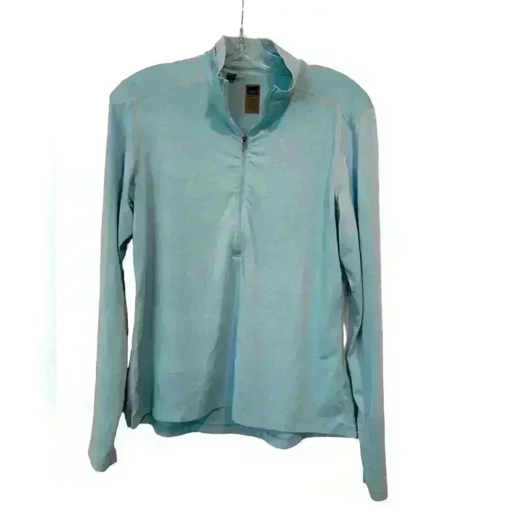 REI CO-OP TREKKIE 1/2 ZIP UPF 50 MOISTURE WICKING PULLOVER SIZE LARGE NWOT